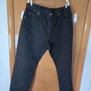 Wrangler Black Relaxed Fit Jeans Classic Style